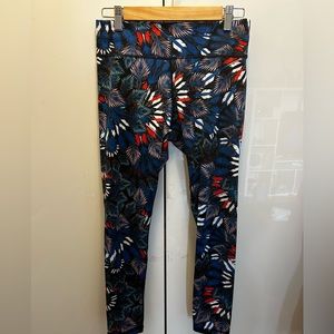 Cute floral print leggings
